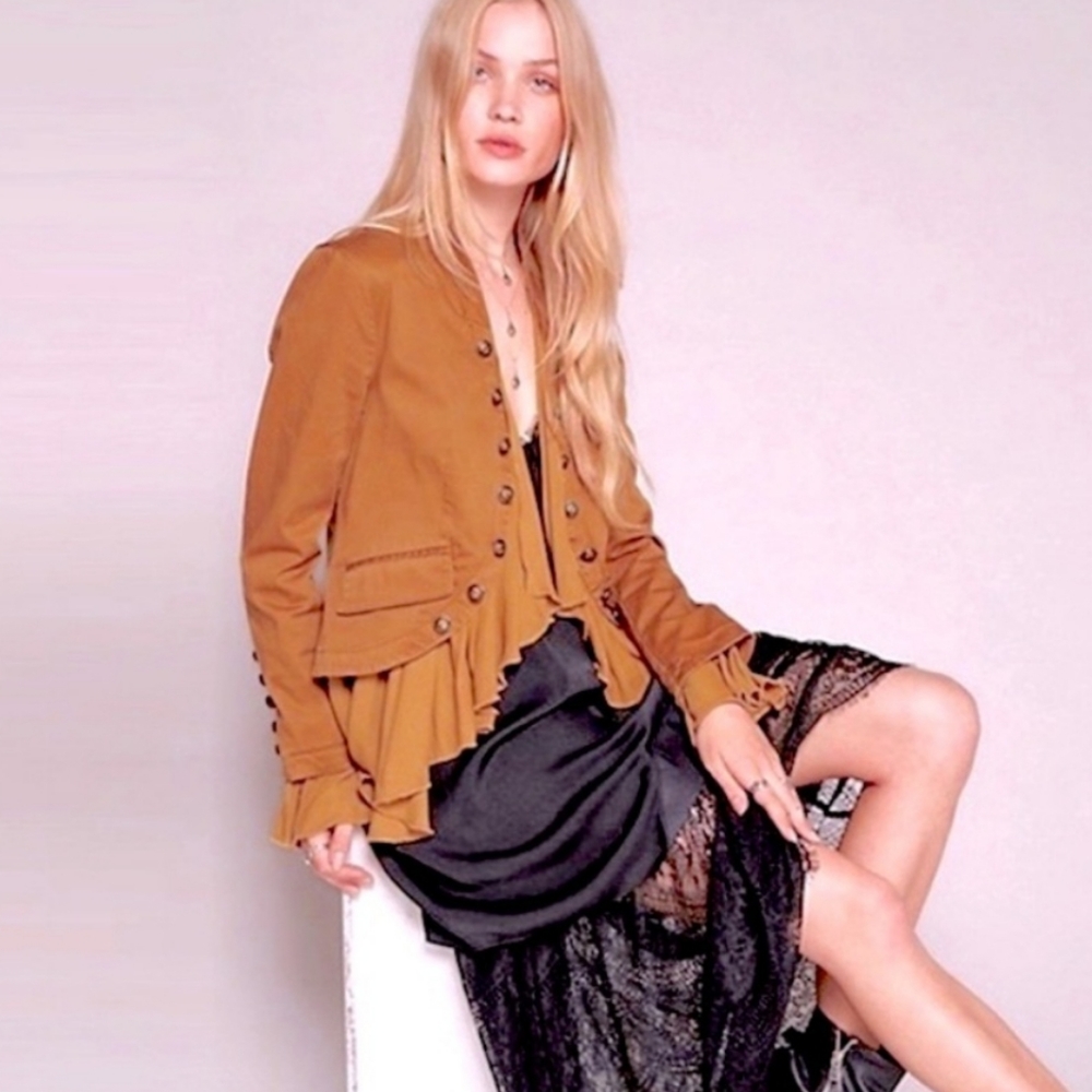 Free People Ruffles Romance Jacket - Picture 11 of 14